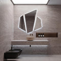 LED Backlit Lightling Mirror, Frameless Modern Bathroom Vanity Decor
